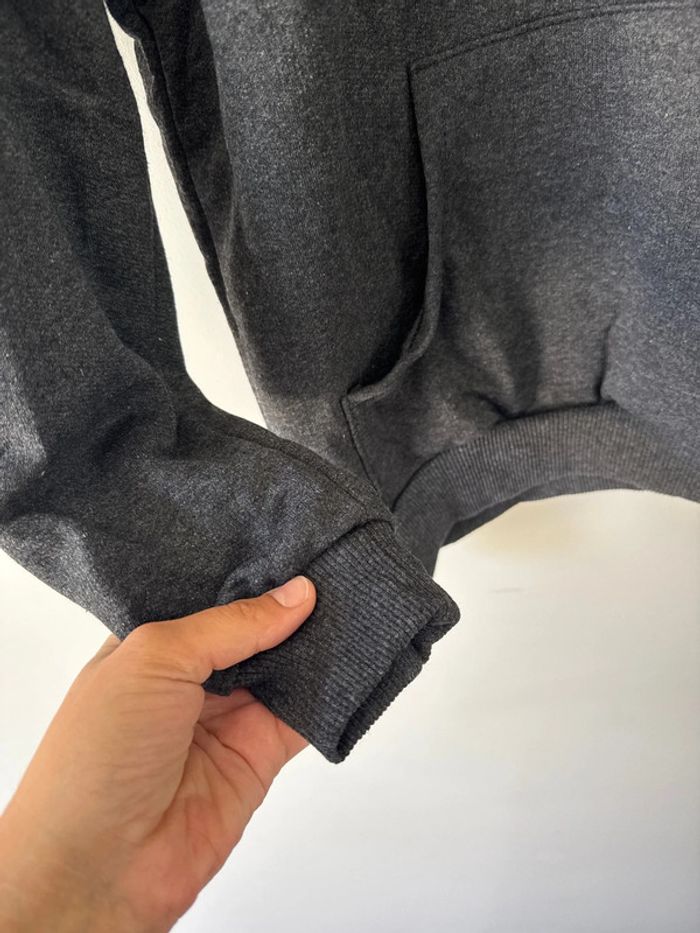 👕 sweat à capuche homme - gris - original- sportwaer neuf sans étiquette - taille m - photo numéro 2