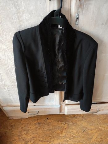 Blazer avec col velours