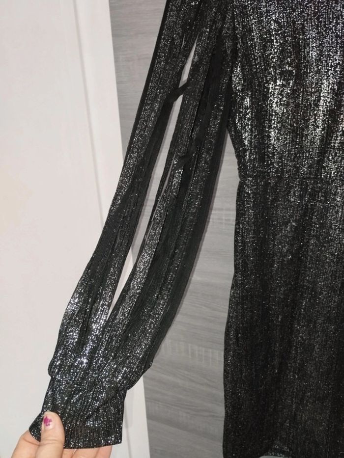 Robe soirée grise taille 36 - photo numéro 2