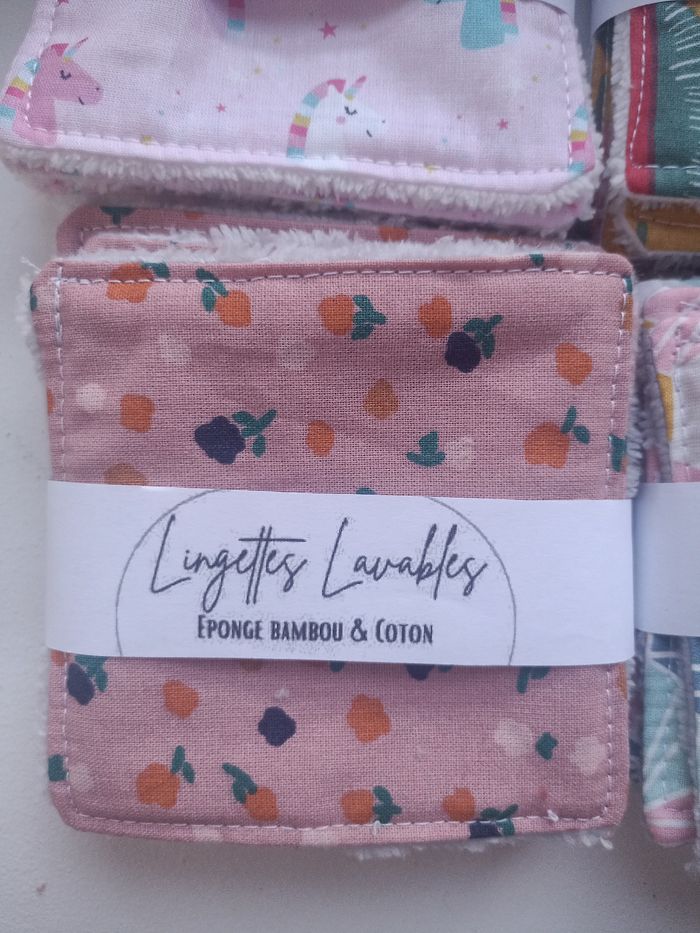 Lot de lingettes lavables - photo numéro 3