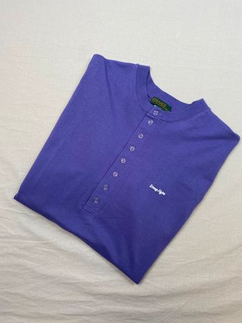 T-shirt violet, homme, vintage, S (691)