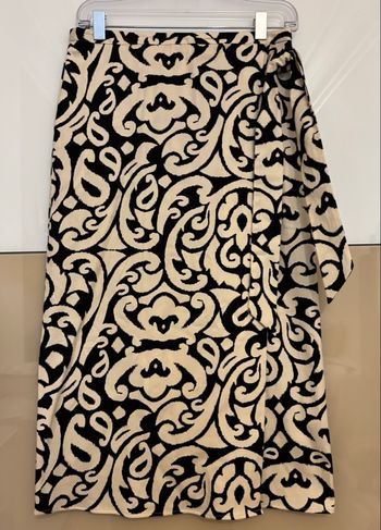 Jupe midi imprimée 38