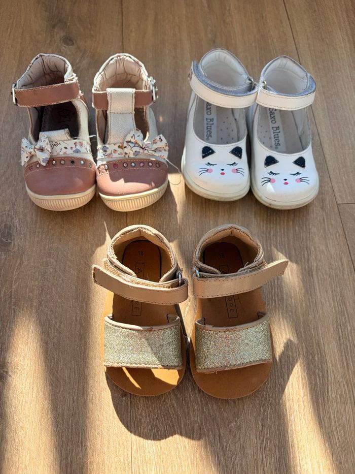 Chaussures bébé fille taille 18
