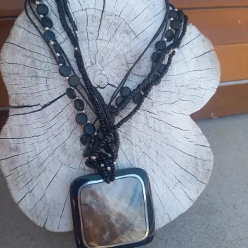 Vintage collier tour de cou bohème