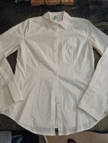 Chemise blanche Benetton taille m
