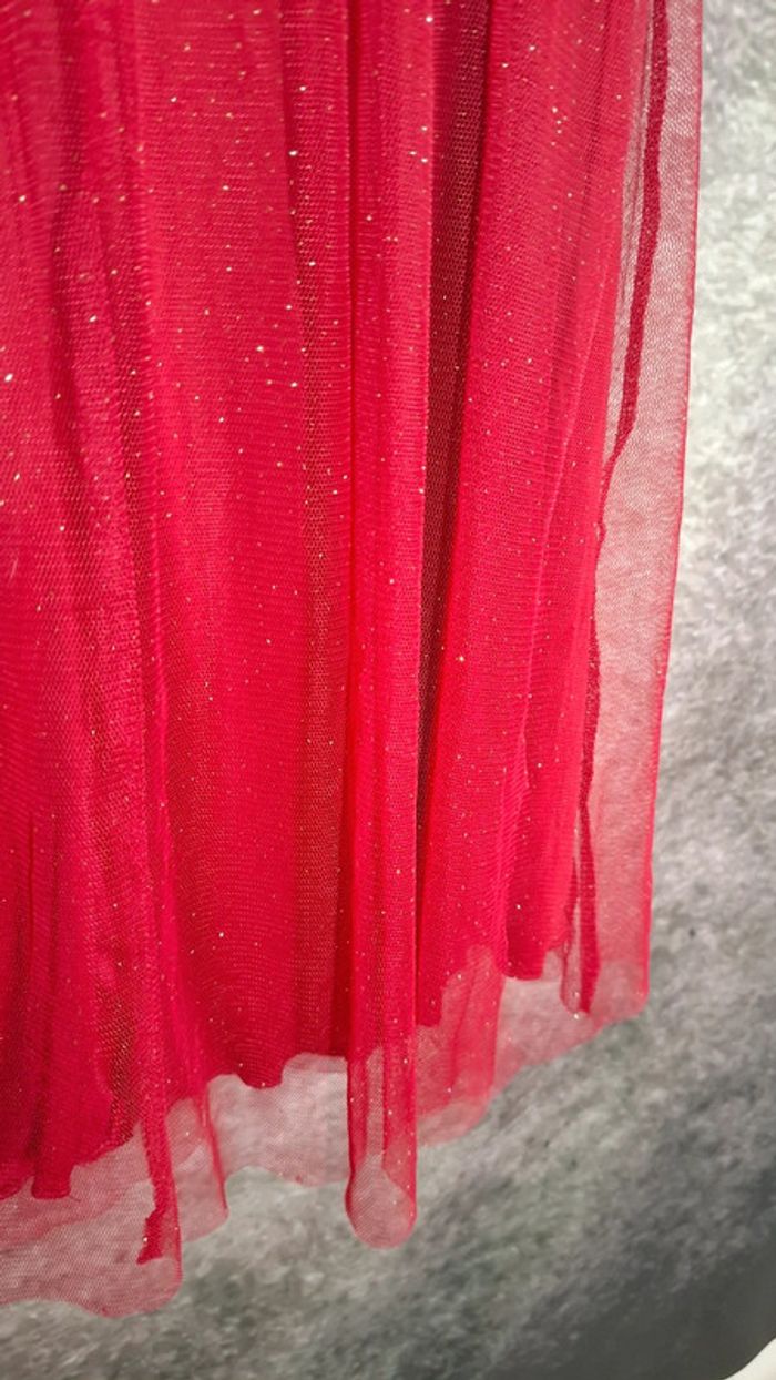 Robe bustier rouge brillante - photo numéro 10