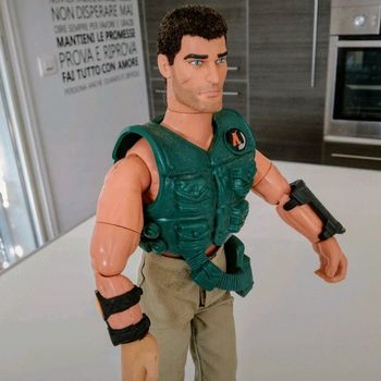 Poupée articulée  Habro vintage 1980-2000   Action Man Commando