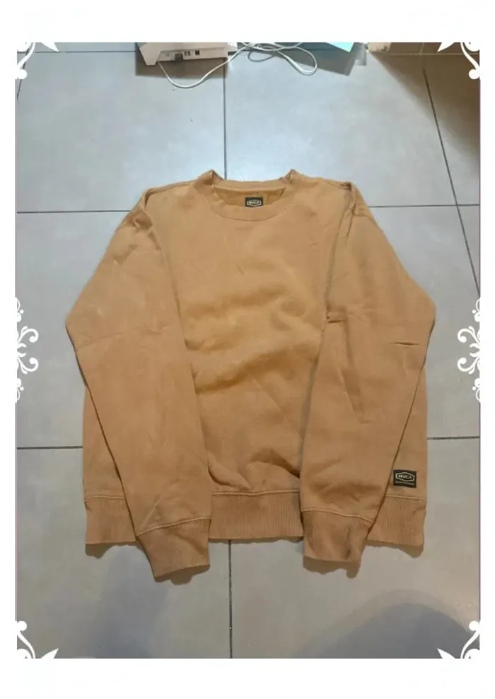 Sweat-shirt camel RVCA – Taille S - photo numéro 3