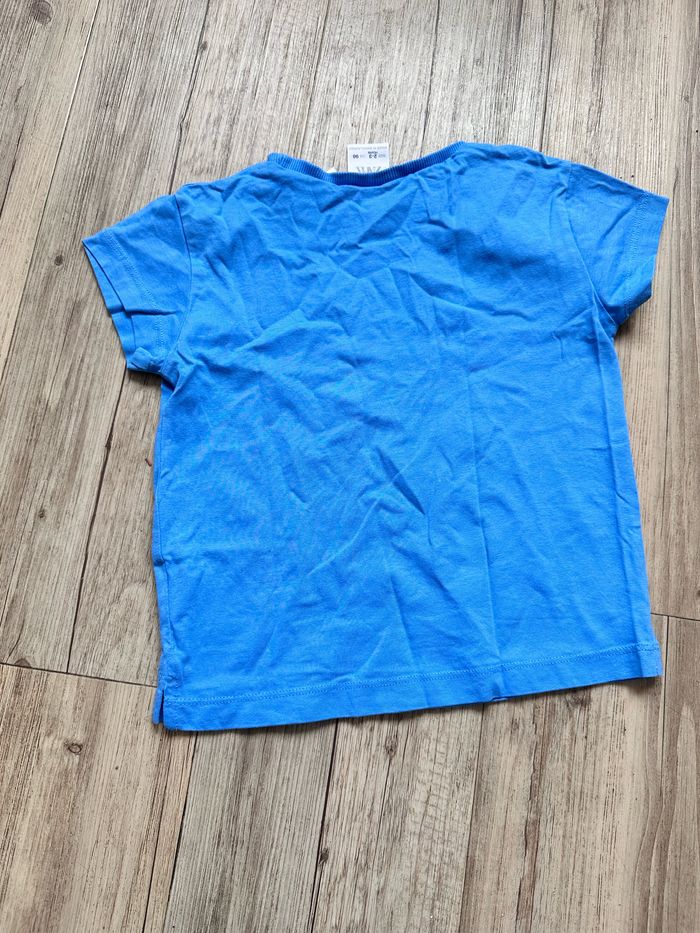 T shirt Zara bleu cyan 2/3 ans fille - photo numéro 3