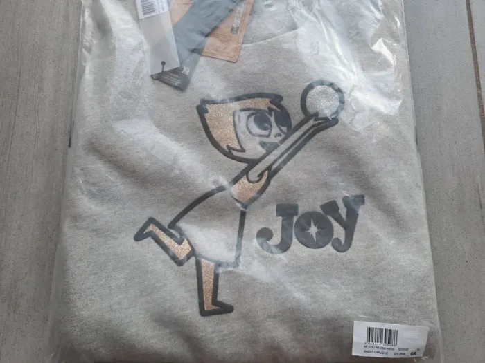 Sweat gris coton bio visuel Joie Vice-Versa - photo numéro 3