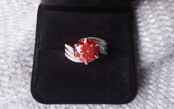 Bague mariage fiançailles anniversaire gravée Au750 Moissanite 9mm 3carats