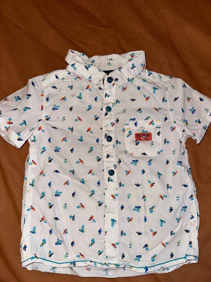 Chemise MC 12 mois