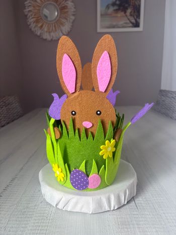 Panier de Pâques lapin 