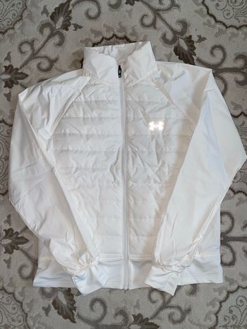 Veste under armour hybrid blanche 