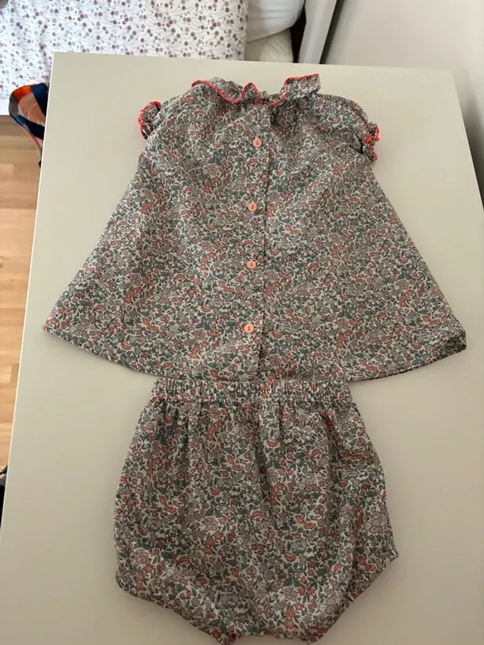 Robe et Bloomer 3 mois Absorba - photo numéro 6