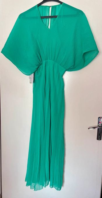 Robe longue plissée naf naf