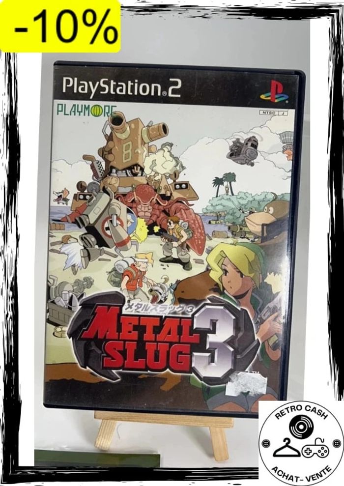 Metal Slug 3 - Sony Playstation 2 PS2 - Complet version jap - photo numéro 2