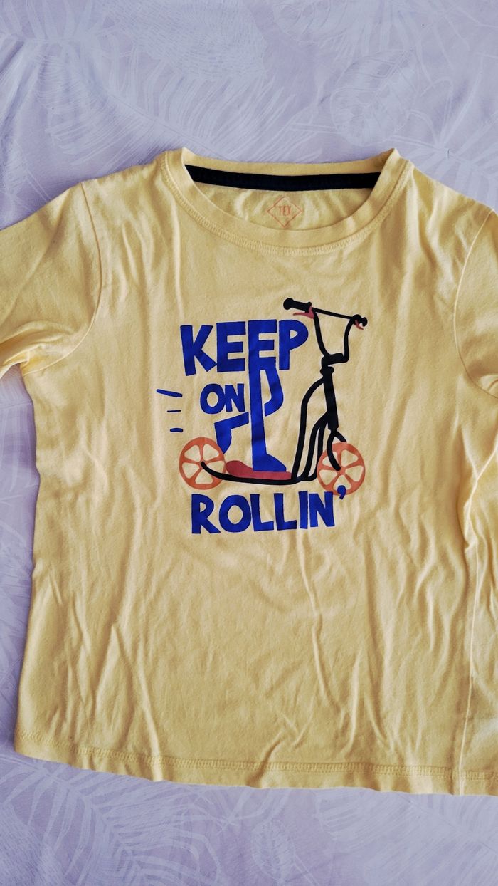 Pyjama à manches longues "Keep On Rollin" taille 6-7 ans - photo numéro 3