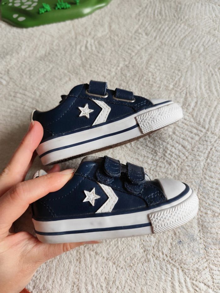 Converse basses cuir 19 - photo numéro 5