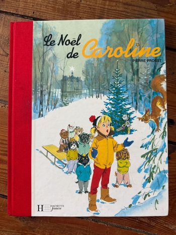 BE - Livre édition limitée reliure rouge Le Noël de Caroline Pierre Probst bd