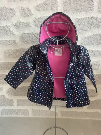 Manteau veste ciré imperméable fille 3 ans gémo
