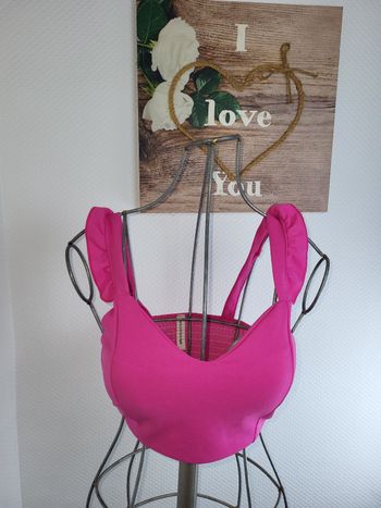Croc top rose fuchsia new collection taille 36