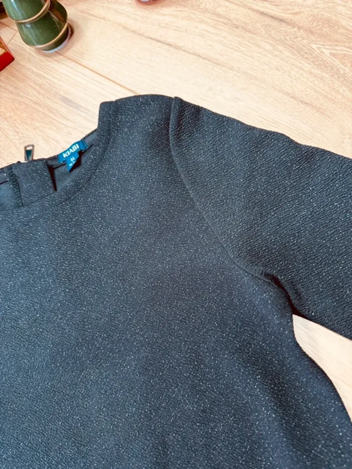 Taille 8 ans robe fête fille Kiabi noir * scintillant * 🎄 - photo numéro 2