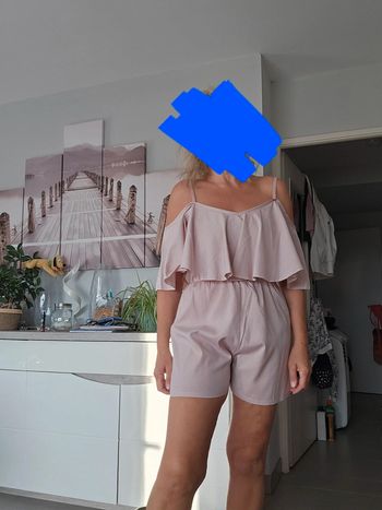 Combishort rose taille 36