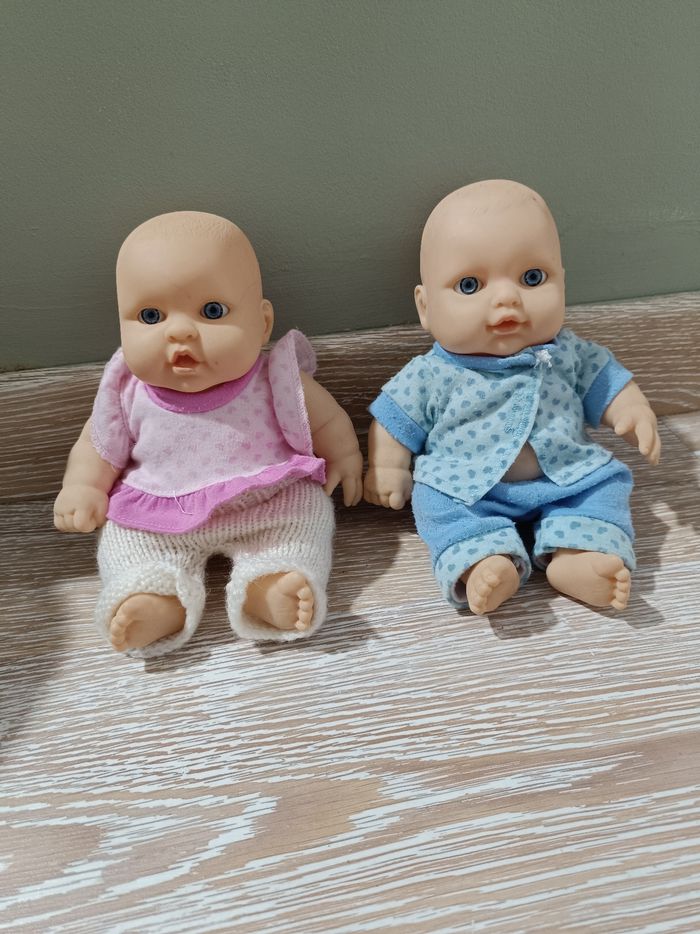 Lot de 2 mini poupons - photo numéro 2