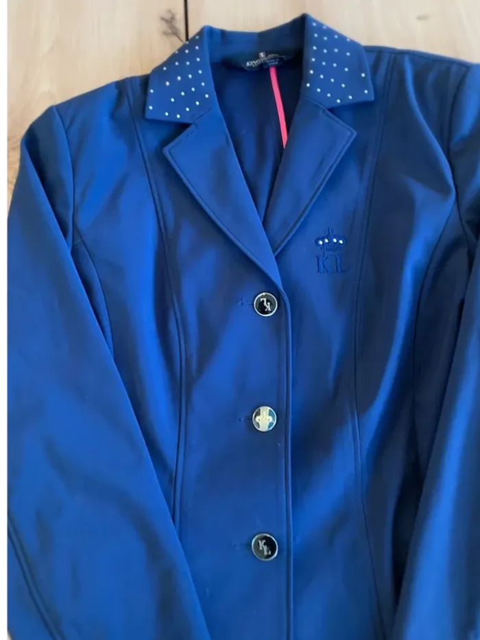 Veste de concours Kingsland – Bleu – Taille 38 - photo numéro 4