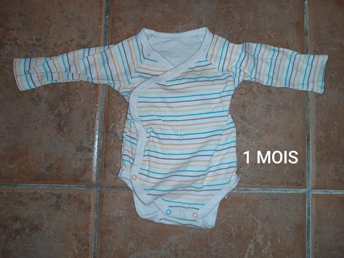 Body garçon 1 MOIS