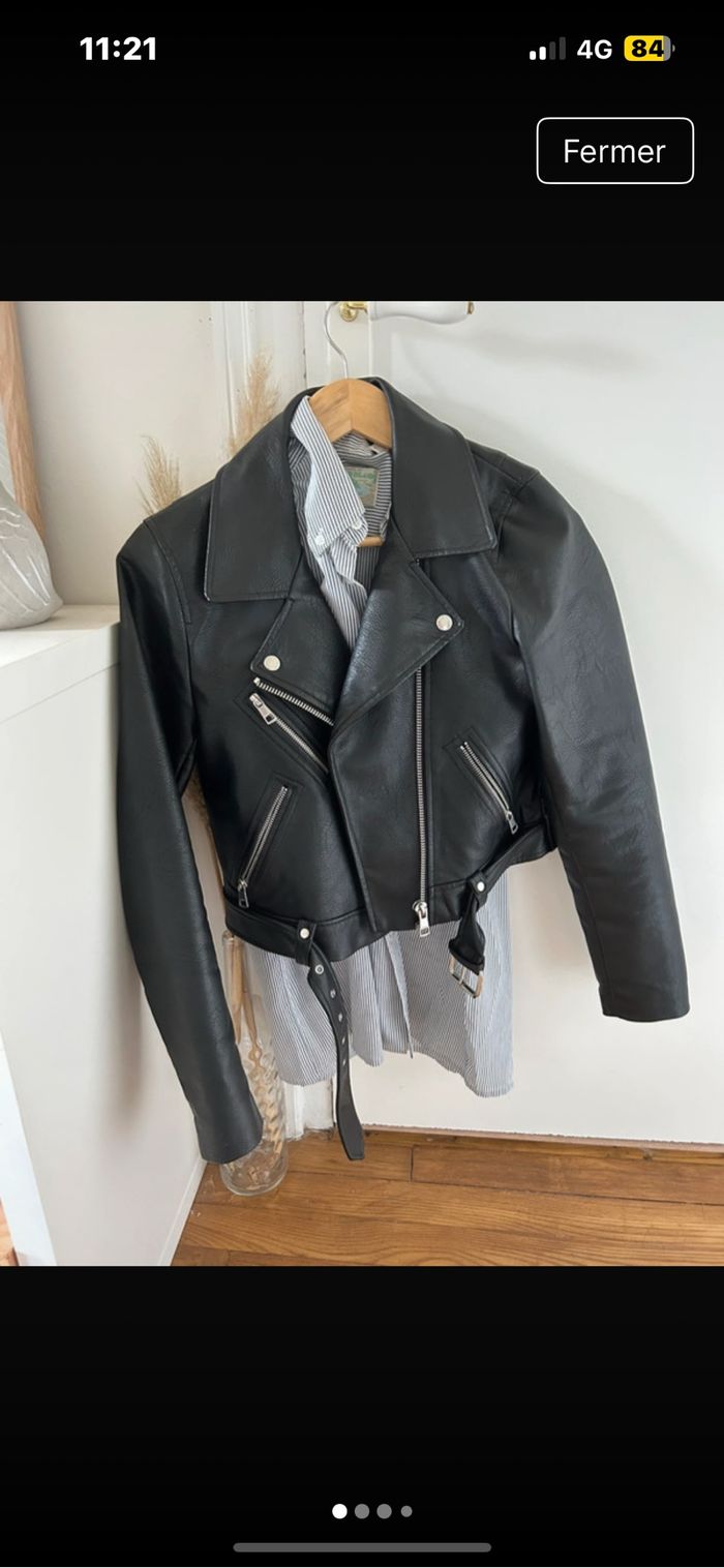 Veste cuir perfecto