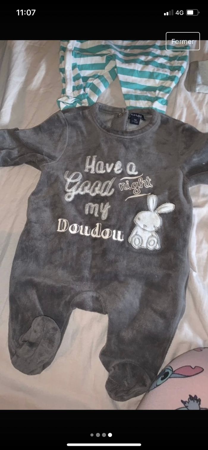 Pyjama 1 mois