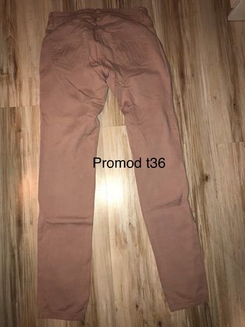 Pantalon promod vieux rose t36