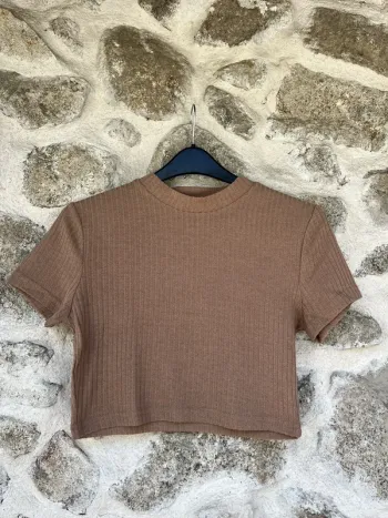 Top marron shein