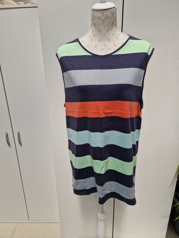 Débardeur Rayures Multicolore