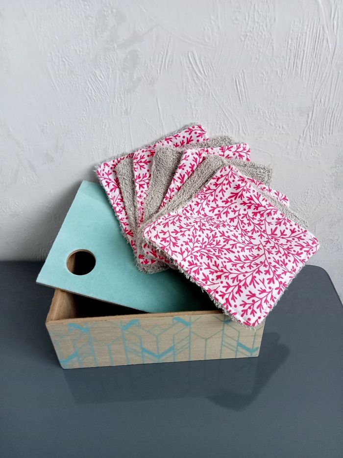 Lingettes démaquillantes fait main