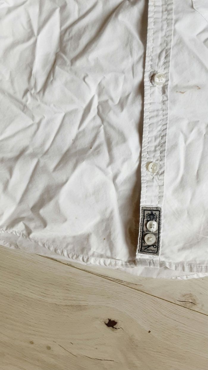 Vêtement garçon chemise blanche Tape à l’œil 5 ans - photo numéro 3