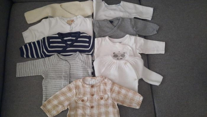 Lot 58 pièces garçon taille 1 mois - photo numéro 6