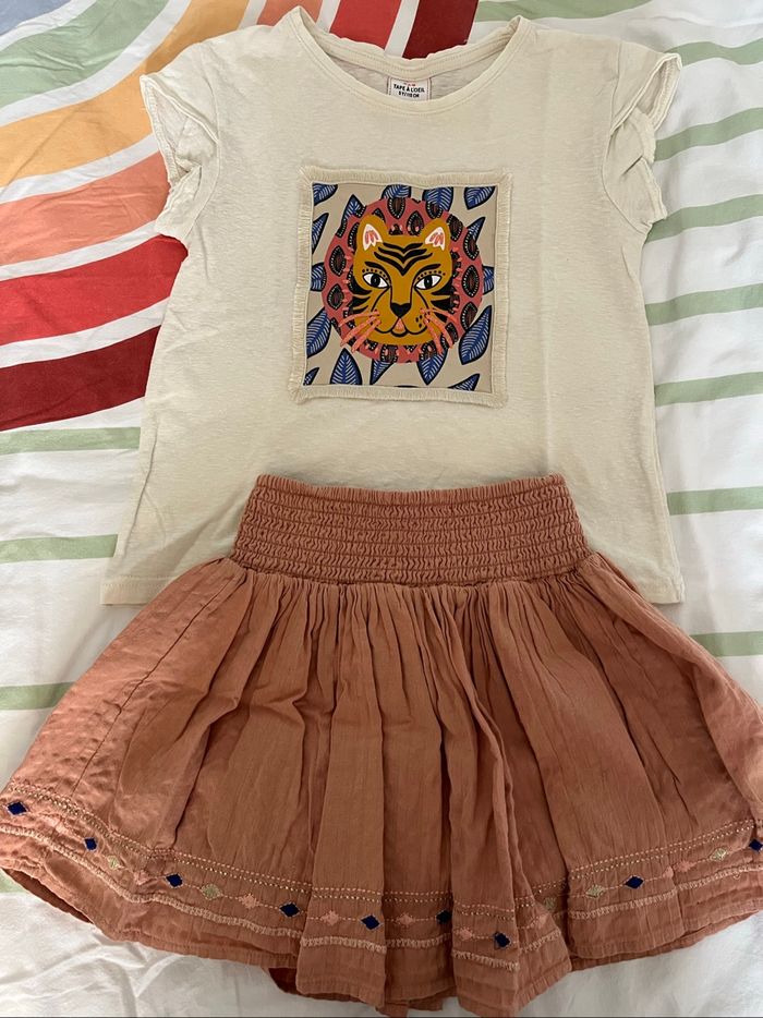 Ensemble fille 5ans tape à l’œil lion