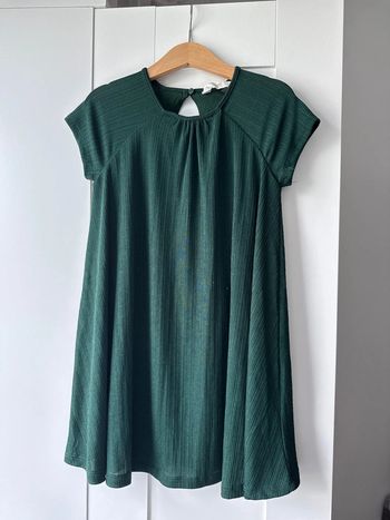 Robe fluide verte mango enfant