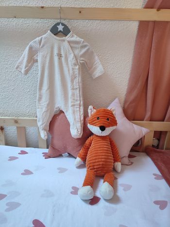 Pyjama une pièce - Mixte - New one in the family - 3 mois - Très bon état - Kiabi