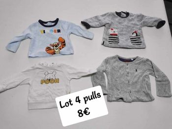Lot 4 pulls 3 mois