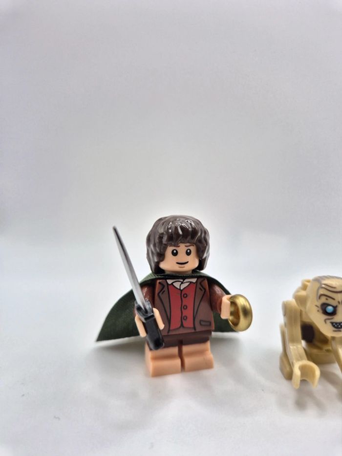 Figurines type lego Frodon , Sam et Gollum seigneur des anneaux / hobbit - photo numéro 2