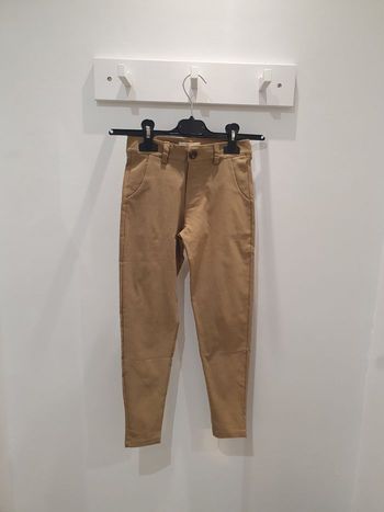 Pantalon Chino matière stretch camel Taille 14 ans