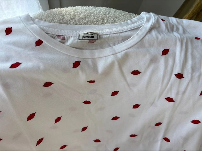 T-shirt imprimé bisous pimkie s/m - photo numéro 3