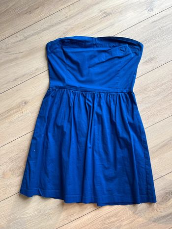 Petite robe bustier bleue