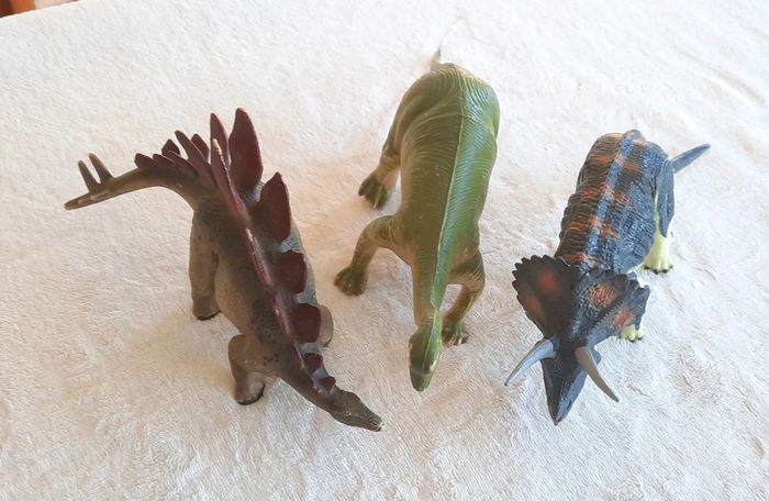 Lot de 3 gros Dinosaures