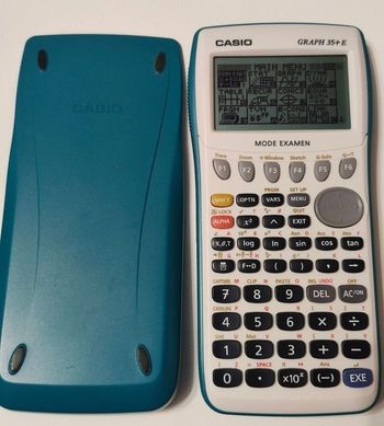 Calculatrice casio graph 35+E