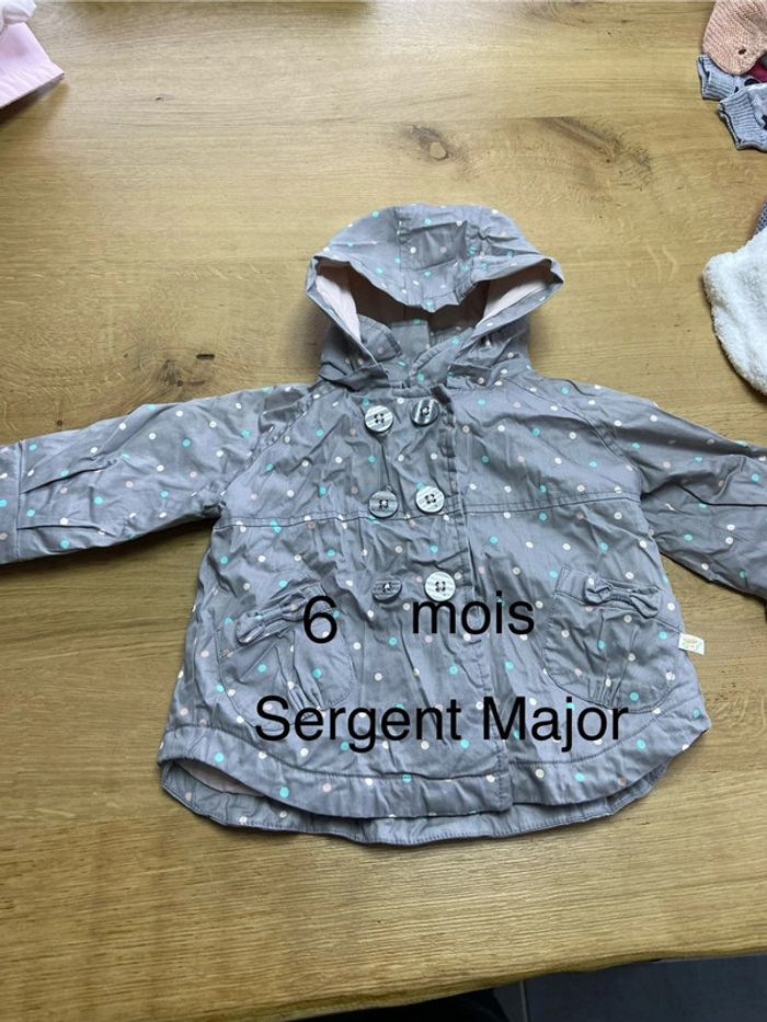 Manteau Sergent major 6 mois fille